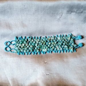 Handmade Authentic Turquoise Coral Wrap Bracelet